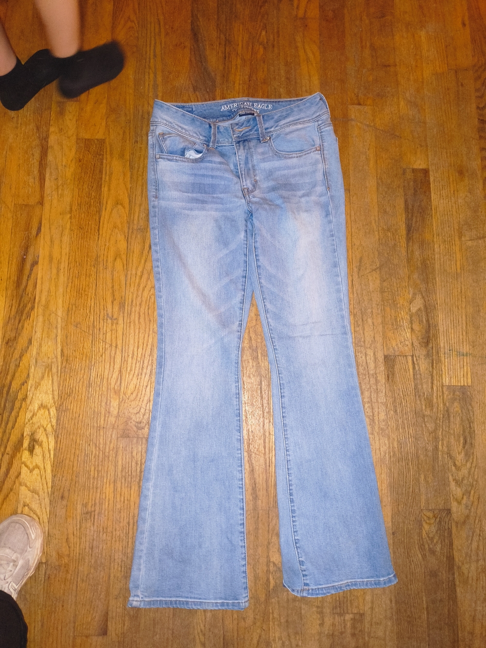 American Eagle Outfitters Light Blue Flare Women's Jeans